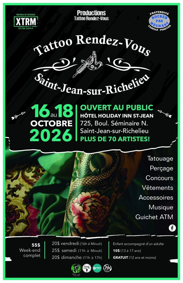 Tattoo Rendez-Vous Saint-Jean-Sur-Richelieu 2026