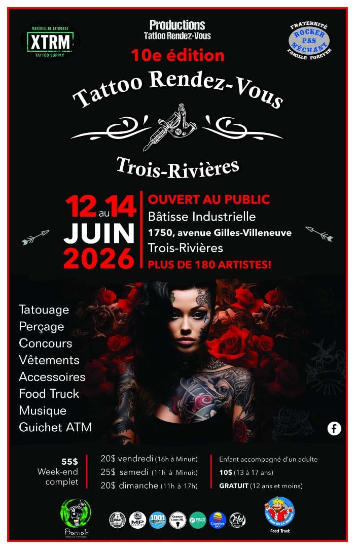 Tattoo Rendez Vous Trois Rivières 2026