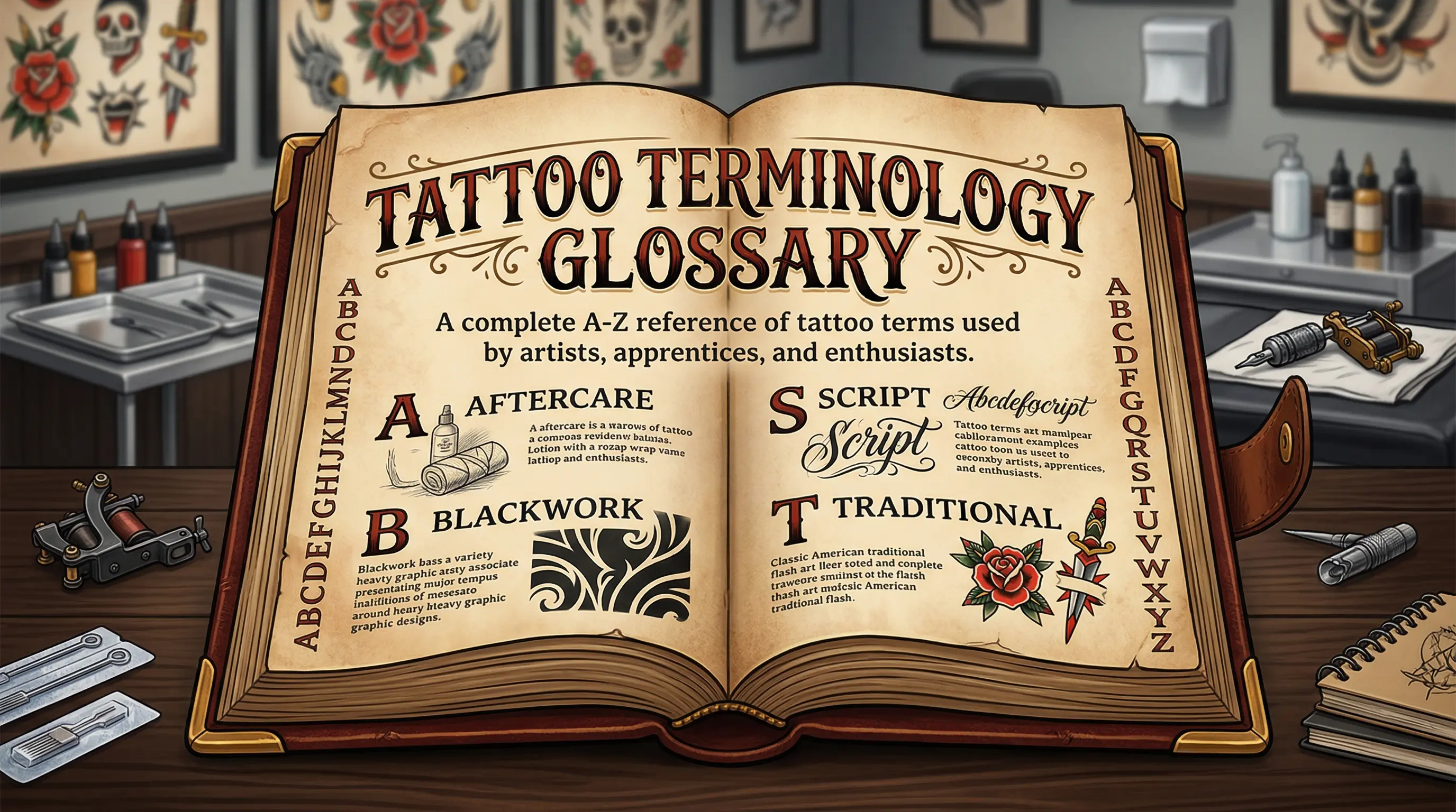 Tattoo terminology glossary